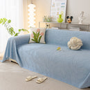 Durable Cooling Couch Cover for Dogs Textured Chic Leaf Summer Throw Cover Blanket by Slipcover KAS™