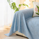 Durable Cooling Couch Cover for Dogs Textured Chic Leaf Summer Throw Cover Blanket by Slipcover KAS™