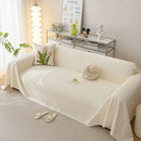 Durable Cooling Couch Cover for Dogs Textured Chic Leaf Summer Throw Cover Blanket by Slipcover KAS™