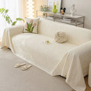 Durable Cooling Couch Cover for Dogs Textured Chic Leaf Summer Throw Cover Blanket by Slipcover KAS™
