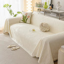 Durable Cooling Couch Cover for Dogs Textured Chic Leaf Summer Throw Cover Blanket by Slipcover KAS™