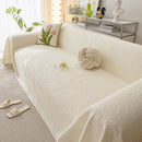 Durable Cooling Couch Cover for Dogs Textured Chic Leaf Summer Throw Cover Blanket by Slipcover KAS™