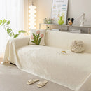 Durable Cooling Couch Cover for Dogs Textured Chic Leaf Summer Throw Cover Blanket by Slipcover KAS™