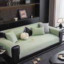 Non-Slip Cooling Breathable Couch Protector Towel, Lightweight Slipcover for Sofas