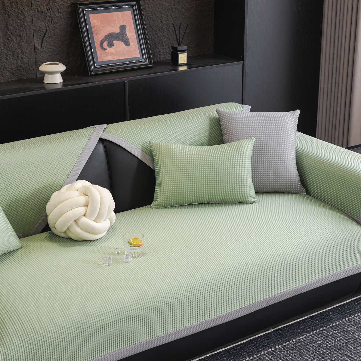 Non-Slip Cooling Breathable Couch Protector Towel, Lightweight Slipcover for Sofas, photo 25 of 40