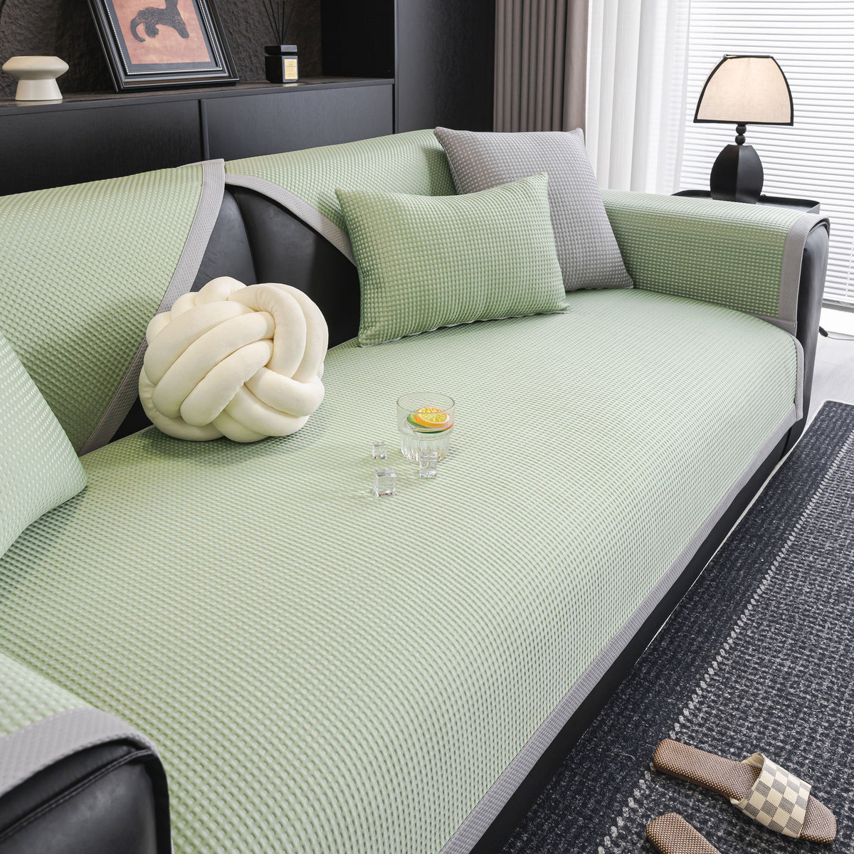 Non-Slip Cooling Breathable Couch Protector Towel, Lightweight Slipcover for Sofas, photo 13 of 40