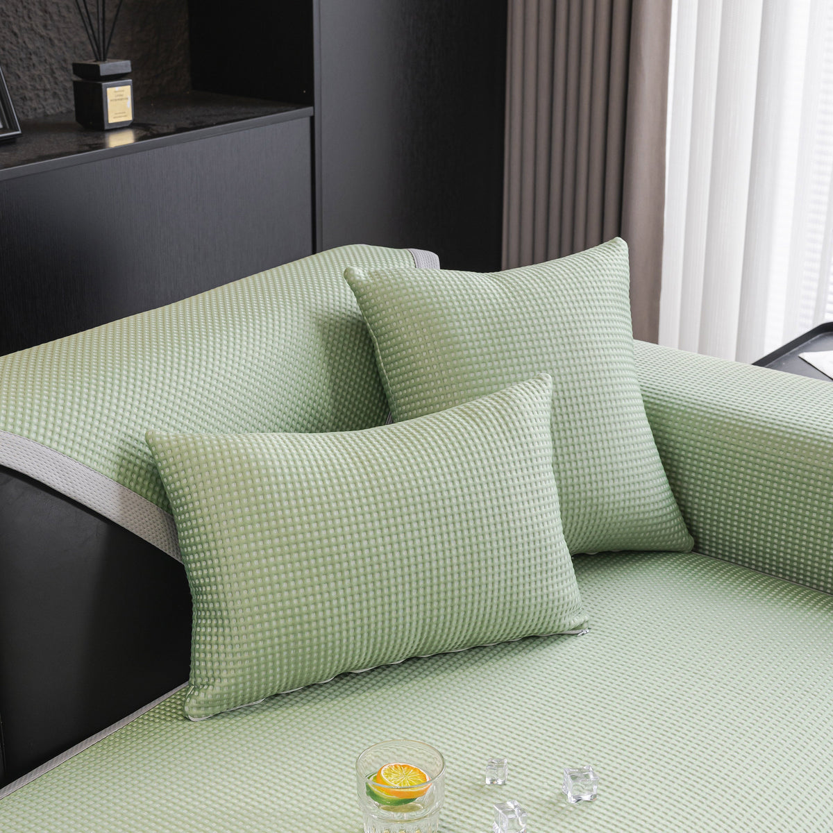 Non-Slip Cooling Breathable Couch Protector Towel, Lightweight Slipcover for Sofas, photo 6 of 40