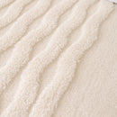 Modern 3D Water Ripple Sofa Cover, Non-Shedding Cream Style Furniture Protector Throw