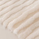 Modern 3D Water Ripple Sofa Cover, Non-Shedding Cream Style Furniture Protector Throw