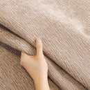 Chenille Couch Cover with Scalloped Edge, Non-Slip Modular Slipcover Sectional