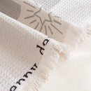 Chenille Sofa Cover Throw, Smile Couch Cover Blanket Throws for Couches, Soft Sofa Towel by Slipcover KAS™