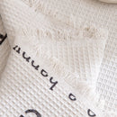 Chenille Sofa Cover Throw, Smile Couch Cover Blanket Throws for Couches, Soft Sofa Towel by Slipcover KAS™