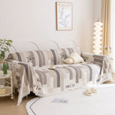 Chenille Sofa Cover Throw, Smile Couch Cover Blanket Throws for Couches, Soft Sofa Towel by Slipcover KAS™