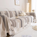 Chenille Sofa Cover Throw, Smile Couch Cover Blanket Throws for Couches, Soft Sofa Towel by Slipcover KAS™