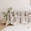 Chenille Sofa Cover Throw, Smile Couch Cover Blanket Throws for Couches, Soft Sofa Towel by Slipcover KAS™