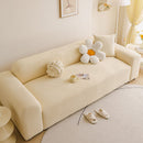 Elastic Stretch Sofa Cover Slipcover, Concentric Circle Jacquard Plush Couch Cover