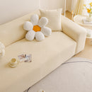 Elastic Stretch Sofa Cover Slipcover, Concentric Circle Jacquard Plush Couch Cover