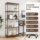 2/3/4/5-Tier Multipurpose Display Rack with Metal Frame-5-Tier by LJGDeals