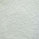 Baroque Floral Quilted Cotton Sofa Cover, Non-Slip Washable Couch Protector