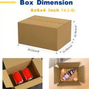 Multi Size/Pack - Corrugated Cardboard Packing Shipping Mailing Moving Boxes by 2Dropme
