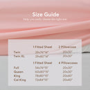 Kasentex Spring All Season Deep Pocket Fitted Sheet Set with Pillowcases, Room Decor, Graduation Gifts