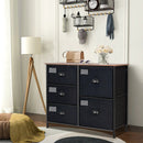 5-Drawer Storage Dresser for Bedroom Closet Entryway-Black by LJGDeals