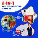 2.5Ft 4-to-Score Giant Game Set-Green by LJGDeals