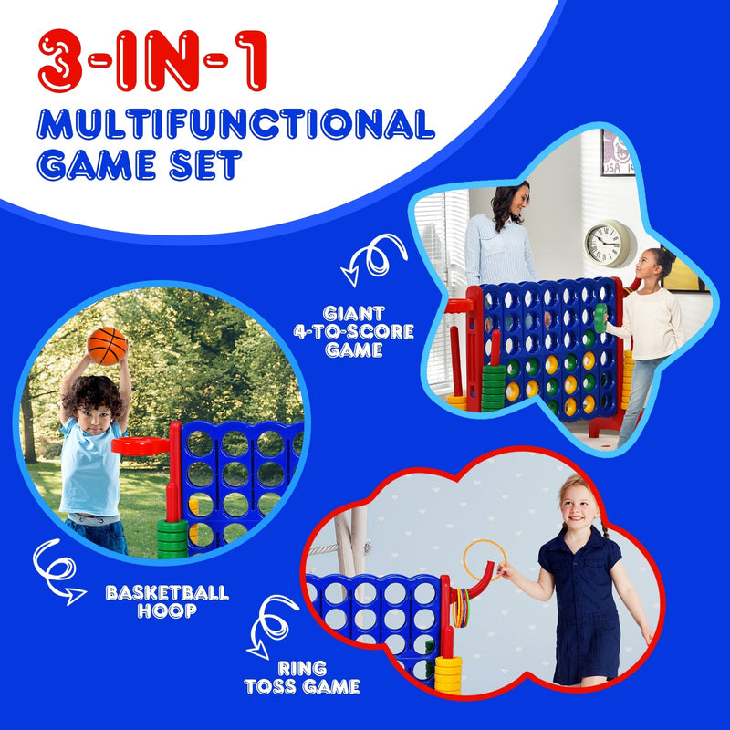 2.5ft 4-to-Score Giant Game Set-Red, photo 7 of 8