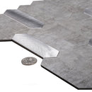Gray 12x12 Honed Brick PVC Peel & Stick Tile (10 pack, 10 sq ft/case) - Sample