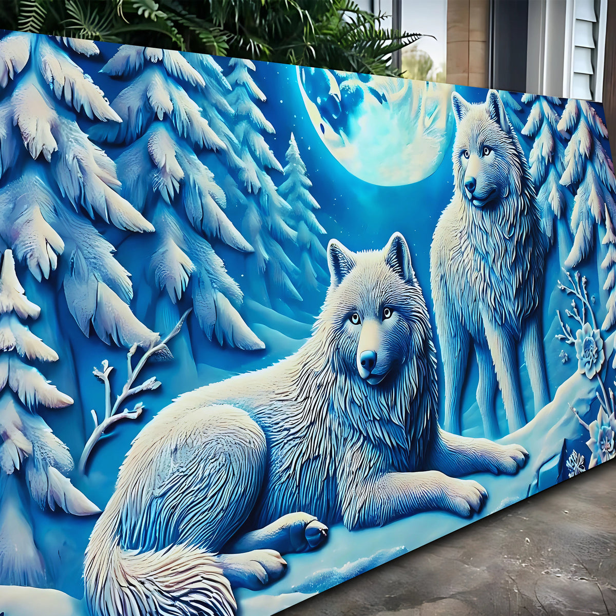 3D Wolves Wall Art V, photo 5 of 10