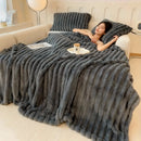 Ultra Soft Bunny-Plush Throw Blanket – Cozy Lightweight Sofa & Travel Cover by 2Dropme