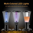 Set of 2 3L Draft Beer Tower Dispenser with LED Lights by LJGDeals