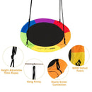 40 Inch Flying Saucer Tree Swing Outdoor Play for Kids by LJGDeals