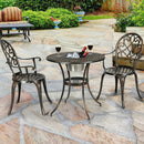 3 Pieces Outdoor Set Patio Bistro with Attached Removable Ice Bucket by LJGDeals