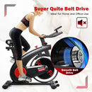 Stationary Exercise Bike Silent Belt with 20LBS Flywheel by LJGDeals