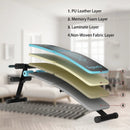 Abdominal Twister Trainer with Adjustable Height Exercise Bench by LJGDeals