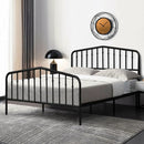 Queen Size Metal Bed Frame Slat Platform by DirectDeals