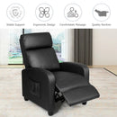 Recliner Sofa Wingback Chair with Massage Function by LJGDeals
