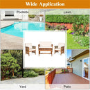 4 Pieces Patio Solid Wood Furniture Set by LJGDeals