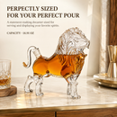 Lion Animal Whiskey and Wine Decanter- 500ml