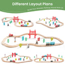 Tiny Land® Wooden Train Set for Children