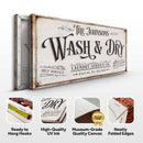 Personalized Laundry Service Sign