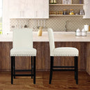 25 Inch Kitchen Chairs w/ Rubber Wood Legs by LJGDeals