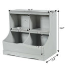 Kids Floor Cabinet Multi-Functional Bookcase by LJGDeals