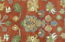 Custom Made Rust And Beige Traditional Oushak Design Hand Tufted 8x10 Wool Rug