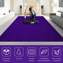 Large Yoga Mat 6' x 4' x 8 mm Thick Workout Mats by LJGDeals
