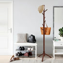 2 Heights Wooden Coat Rack with 8 Hooks by LJGDeals