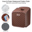 2L Portable Folding Steam Sauna Spa-Coffee by LJGDeals
