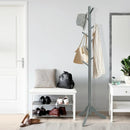 Adjustable Wooden Tree Coat Rack with 8 Hooks by DirectDeals