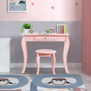 Kids Princess Makeup Dressing Play Table Set with Mirror by LJGDeals